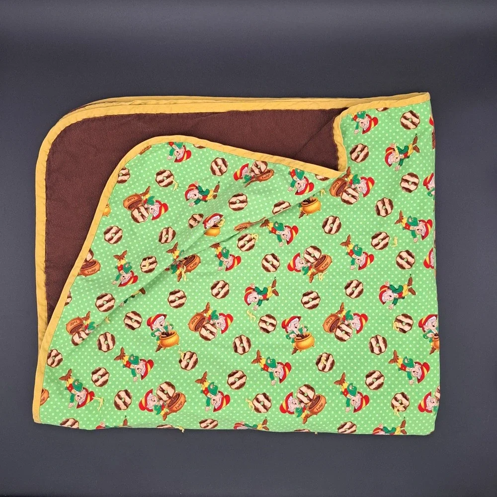 Handmade Keeber Elf(Ernie) Quilt For Baby/Crib Novelty‎ Green